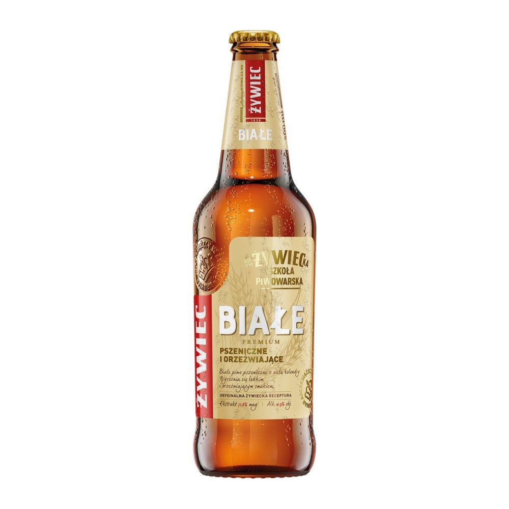 Piwo Żywiec Białe 4,9% 500 ml zwrotna