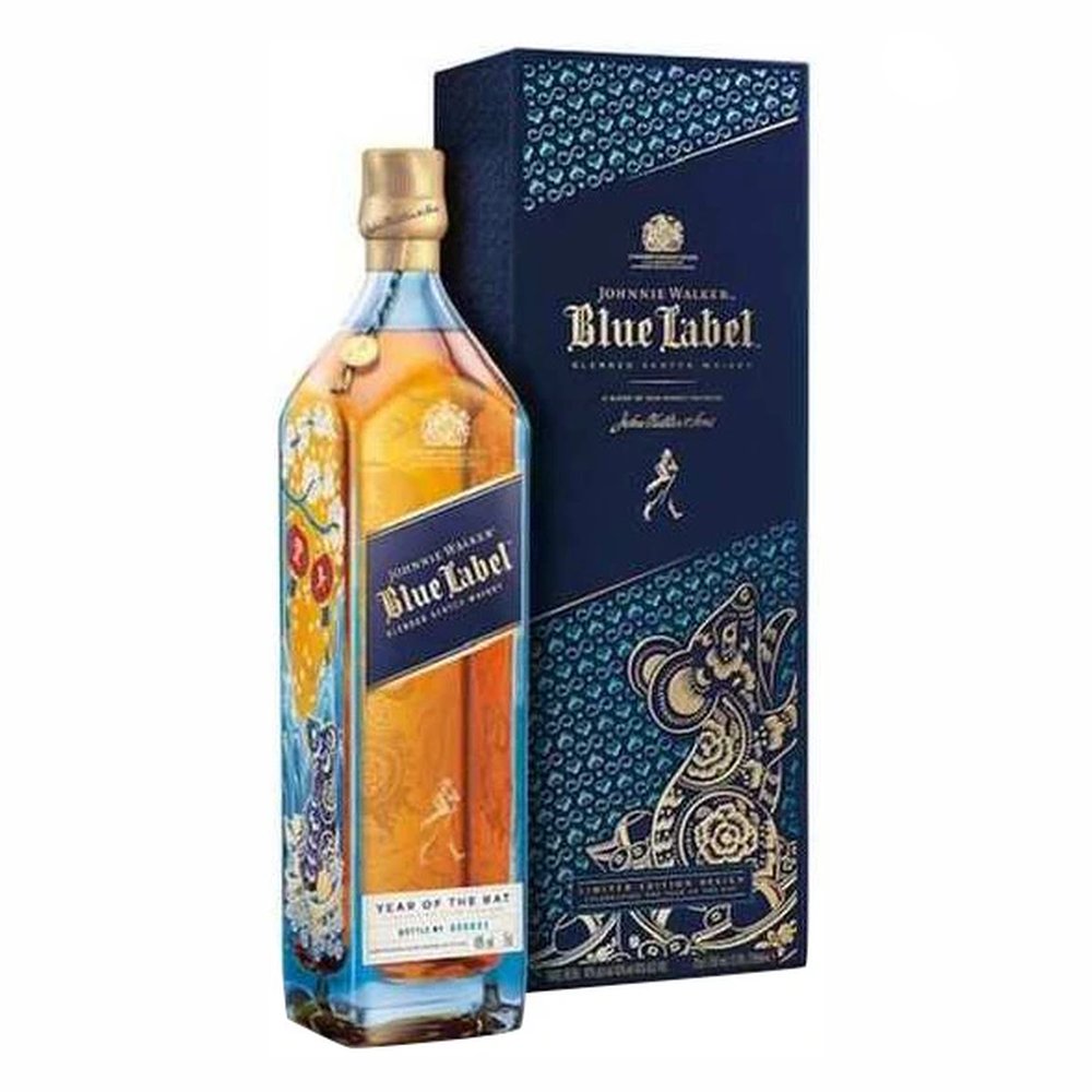 Whisky Johnnie Walker Blue Label Chinese New Year Of Rat 40% 700 ml