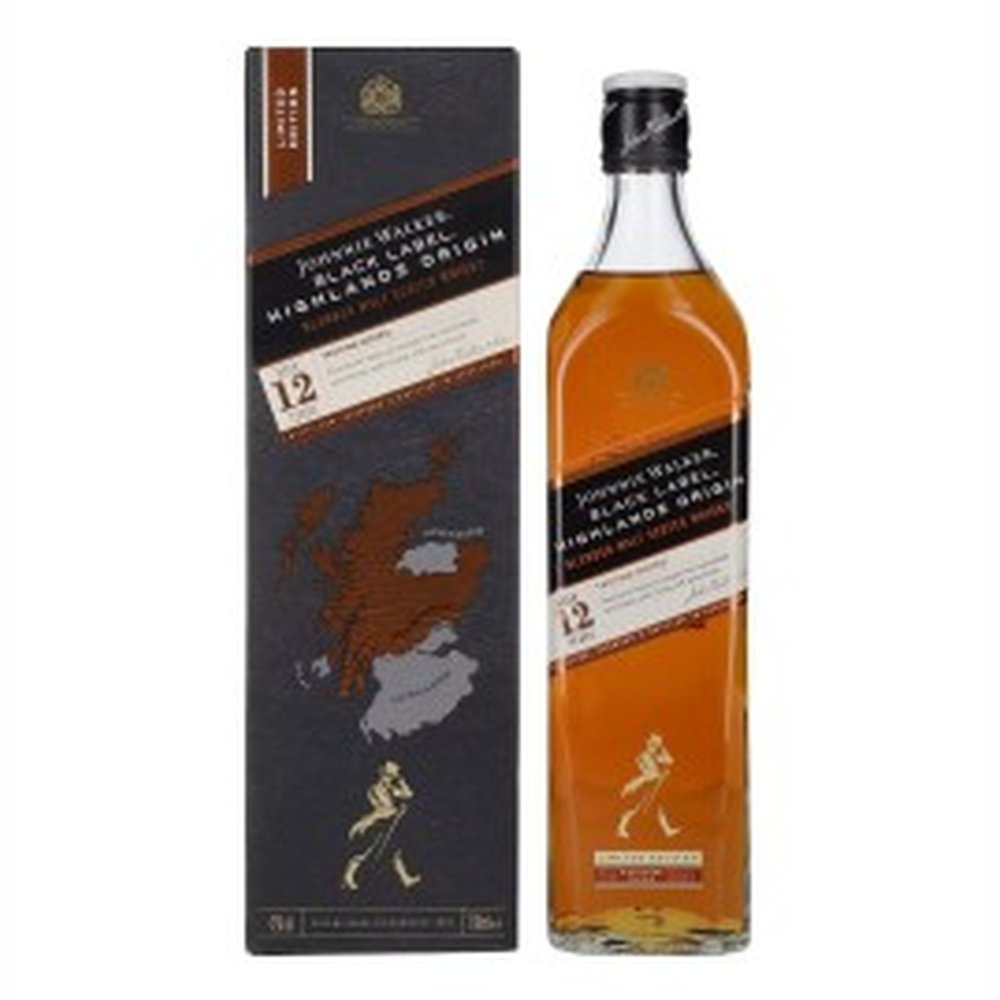 Whisky Johnnie Walker Black 12YO Highland Origin 42% 700 ml kartonik