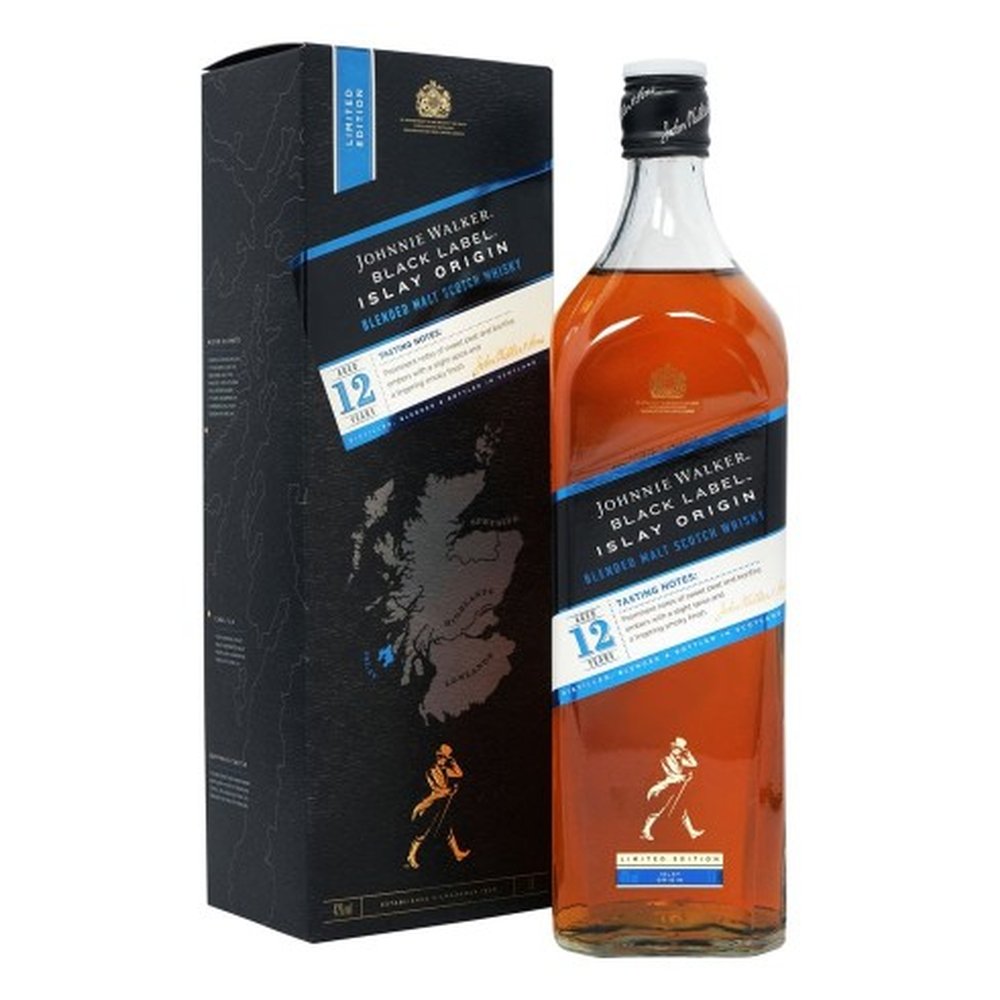Whisky Johnnie Walker Black 12YO Islay Origin 42% 700 ml kartonik