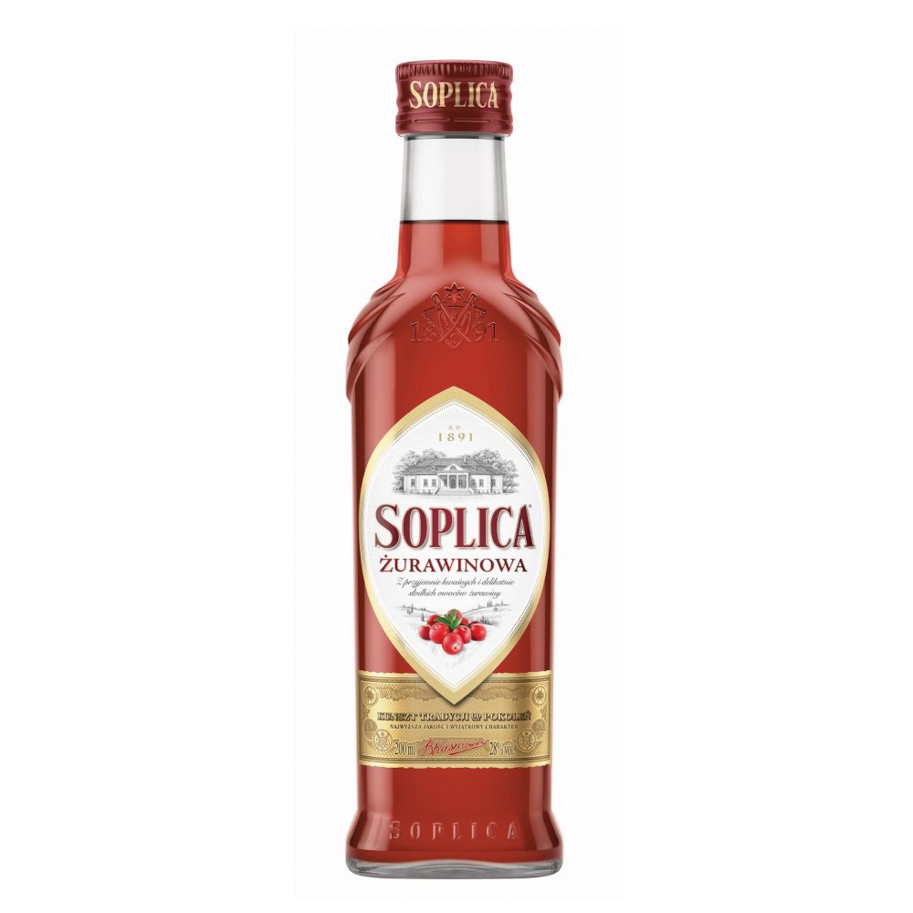 Likier Soplica Żurawinowa 28% 200 ml