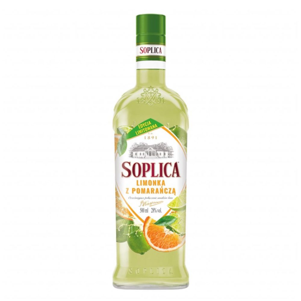 Likier Soplica Limonka z Pomarańczą 28% 200 ml