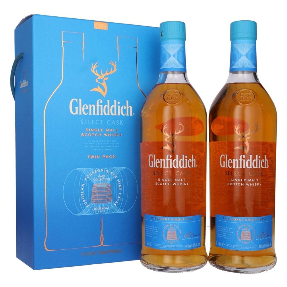 Whisky Glenfiddich Select Twin Pack 40% 2 x 1000 ml