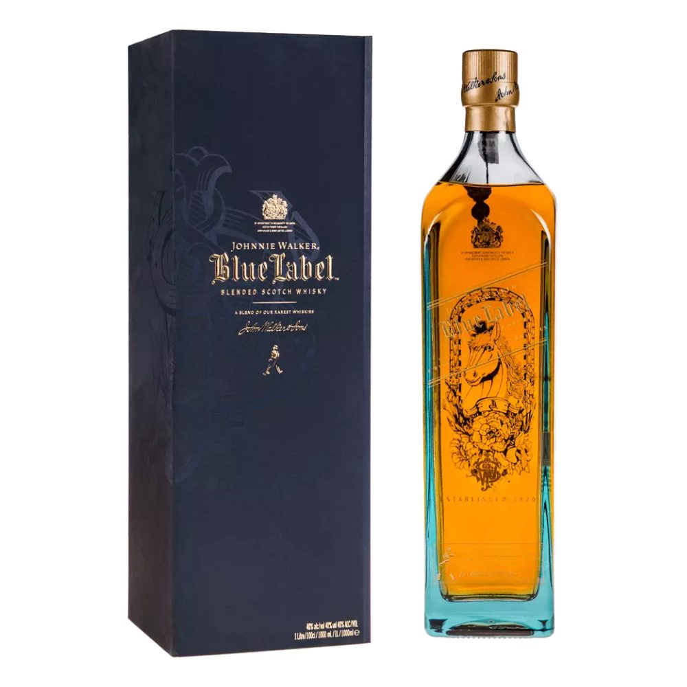Whisky Johnnie Walker Blue Zodiac Rabbit 40% 1000 ml kartonik