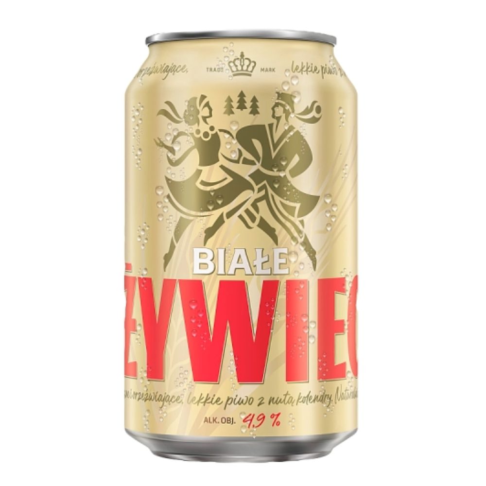 Piwo Żywiec Pszeniczne Białe 4,9% 330 ml puszka