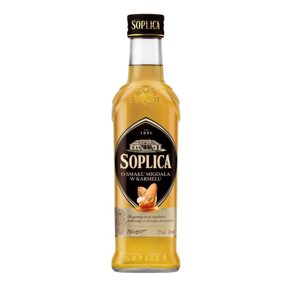 Likier SoplicaMigdał w Karmelu 25% 200 ml
