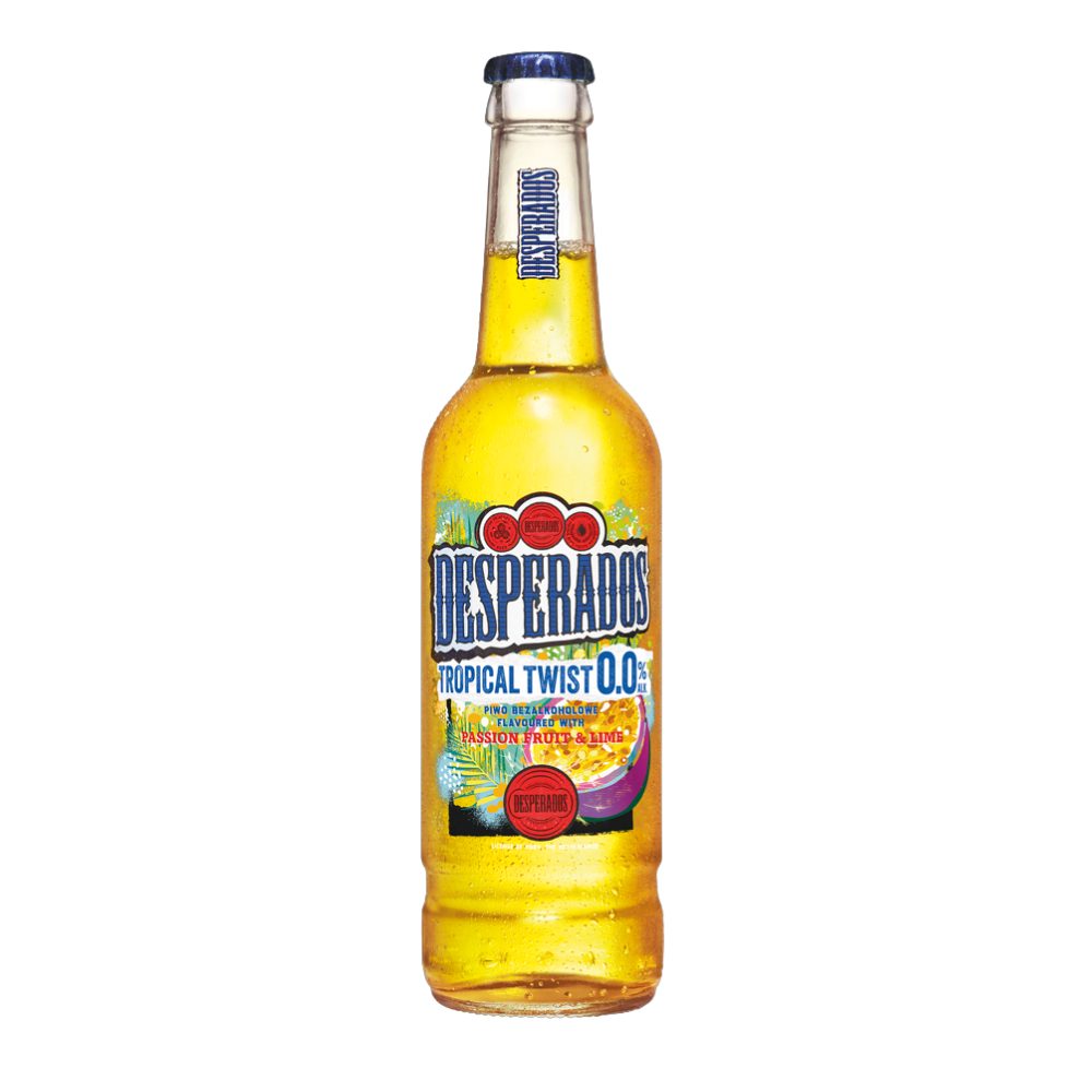 Piwo Desperados Tropical Twist 0% 400 ml
