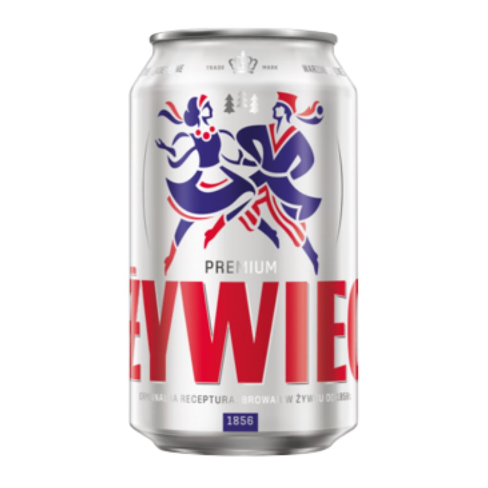 Piwo Żywiec Premium Jasne Pełne 5,5% 330 ml puszka